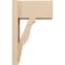 Ekena Millwork 8-in W x 14-in D x 22-in H Funston Block Rough Cedar Woodgrain TimberThane Outlooker, Primed Tan OUTUR080X14X22FST44RCPR - alternate 4